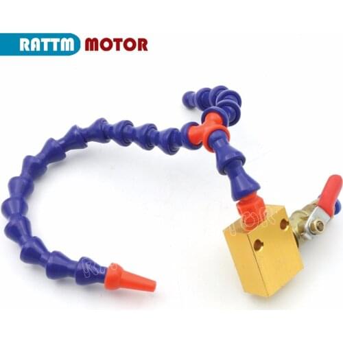 Double spray water cooling pipe composite pipe & Mounting block for CNC milling router engraving machine