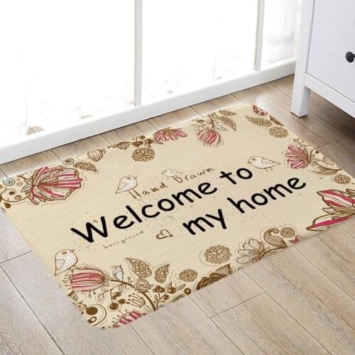 Carpet Doormat Funny Kitchen Entrance Door Mat Anti-slip Floor Rug Bathroom Area Hallway 50x80cm Concise Design