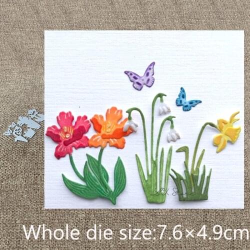New Design Craft Metal stencils Cutting Dies flowers grass decoration scrapbook die cuts Album Paper Card Craft Embossing