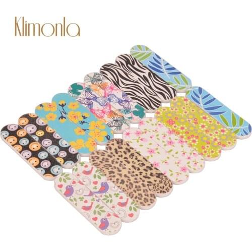 200Pcs/Lot Mini Nail File 150/150 Grit Buffer Sponge Nail Gel UV Sanding Professional Design Double-Sides Manicure Tool Supplier