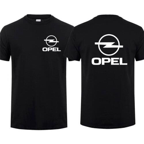 2021 New Styie Fashion Cool Opel T Shirt Summer Men Short Sleeve Cotton Opel T-shirts Man Tshirt M