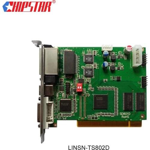 Best Price LINSN TS802 2048*640 Pixel Synchronous Sending Card For Full Color LED Display