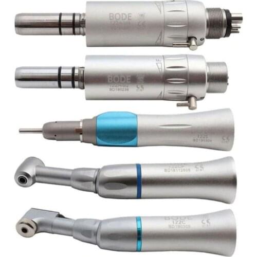 EX203C Dental Low Speed Handpiece Air Turbine Straight Nose Contra Angle Air Motor 2/4Holes