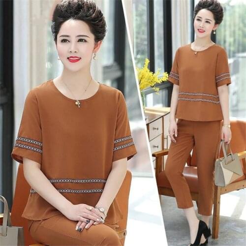 2020 Summer Two Piece Outfits Tracksuits for Women Co-ord Set Plus Size Large Pants Suits and Top Clothing