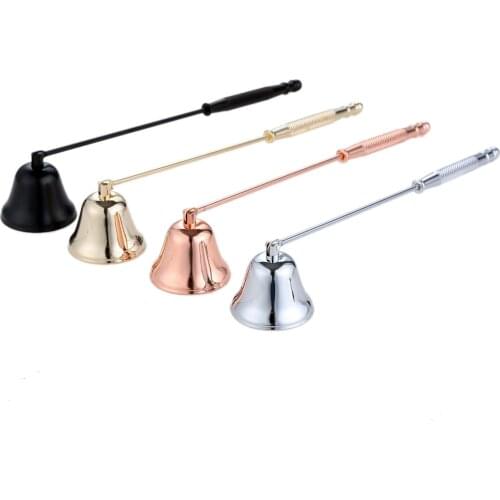 1pc Candle Snuffer Smokeless Candle Wick Bell Snuffer Home Hand Put Off Tool Kit 210*38mm Candle Accessories