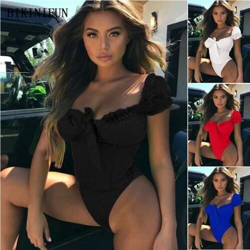 2020 New Sexy Flouncy Beachwear Women Bow Knot Swimsuit Off Shoulder Swimwear S-L Girl Backless Bathing Suit Micro Bikini Set