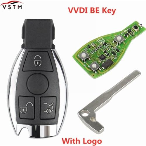 2021 New XHORSE VVDI BE Key Pro For Benz V1.5 PCB Remote Key Chip Improved Version Smart Key Shell Can Convert Tokens To MB BG