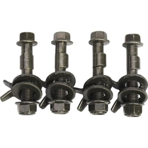 4Pcs 14Mm Steel Car Four Wheel Alignment Adjustable Camber Bolts 10.9 Intensity
