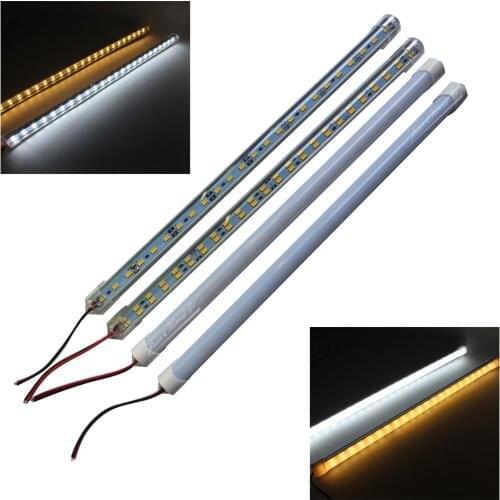 6PCS/lot 33cm Aluminium shell 12V/24V 5730 LED strip Hard Rigid LED Strip Bar lamps white/warm white For Car Caravan Boat Home