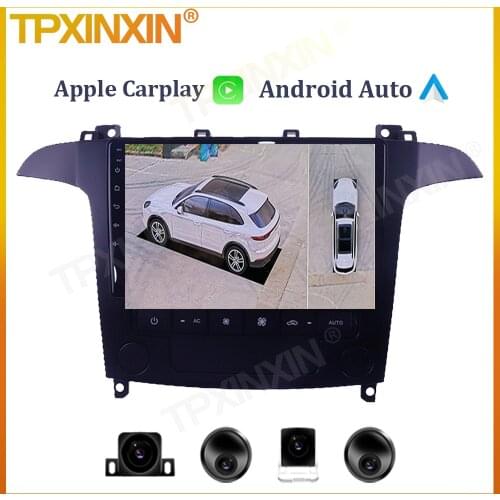 6+128G For Ford Galaxy S Max SMax 2007 - 2015 Android Car Radio GPS Navigation Multimedia Player CarPlay DSP IPS Screen