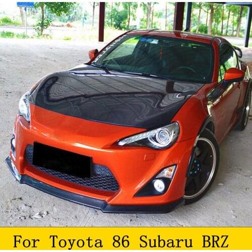 Carbon Fiber Front Bumper Lip Spoiler Auto Car Diffuser for Toyota 86 Subaru BRZ 2013 2014 2015