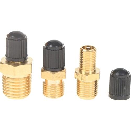 Automobile Tire Valve Core Motorcycle Tubeless Tire Screw Valve Tire Pressure Monitoring Tire 1/4 NPT 1/8 NPT M10*1 Copper Valve