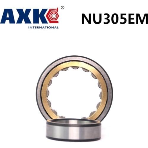 Axk Nu305 E M Bearing Nu305em Cylindrical Roller Bearing 25*62*17mm