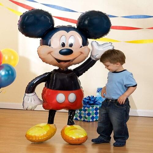 Disney Big Mickey Minnie Mouse Foil Balloons Cartoon Kids Birthday Party Decoration Baby Shower Party Balloon Boy Toys Globos