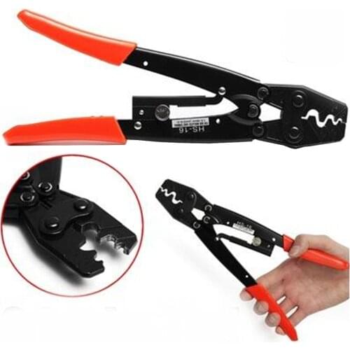 HS-16 Crimping Pliers Cable Lug Crimper Tool Bare Terminal Wire Plier Cutter 1.25-16 Square Millimeter Cutters Cutting Hand Tool
