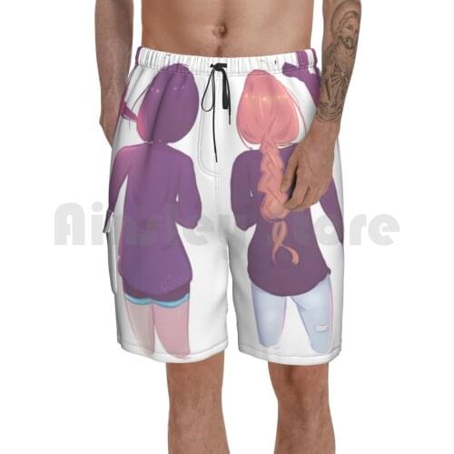 Meg & Feng Beach Shorts Men Beach Pants Swimwear Dead By Daylight Deadbydaylight Feng Min Fengmin Meg Thomas