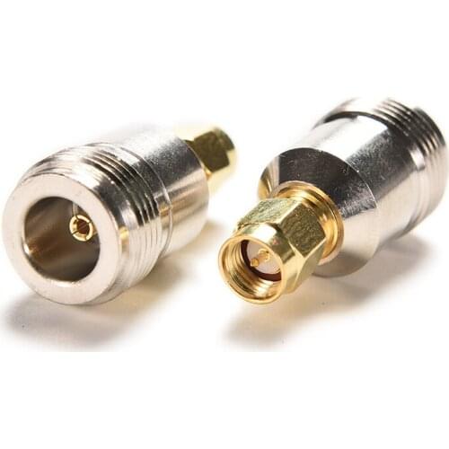 N Type Female SMA Male Straight RF Coax Connector New Wifi Antenna Adapter Male To N Female