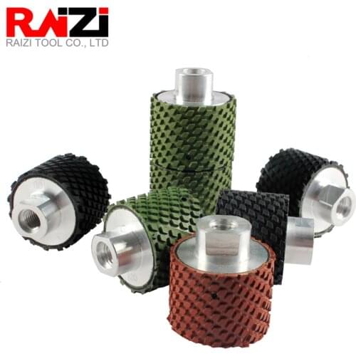 Raizi 2inch Wet Polishing Drum Wheel for Granite Marble Resin Bond 50mm Diamond Stone Sink Bowl Grinding Tool