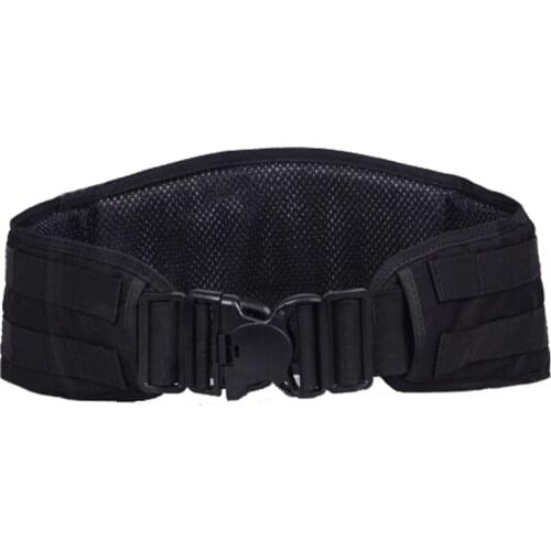 TAK YIYING Army Military MOLLE Girdle Tactical Outer Waist Belt Padded CS Belt Multi-Use Equipment Airsoft Wide Belts