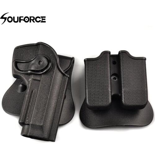 M92 Tactical Waist Suit Holster 360 Degrees Airsoft Hunting Right Hand Belt Pistol Paddle Holster