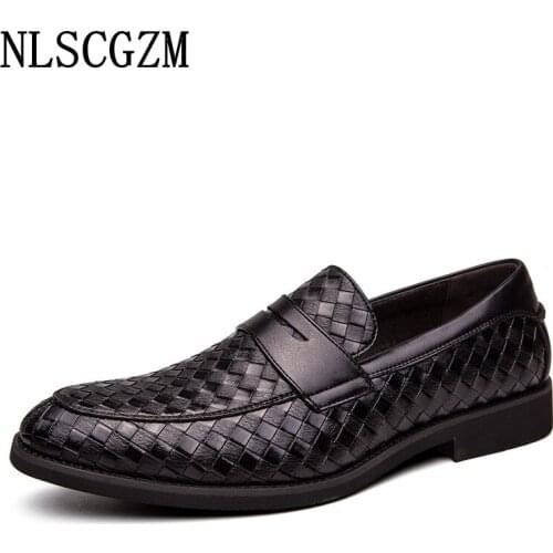 Italian Mens Dress Shoes Loafers Coiffeur Formal Shoes Men Wedding Dress Oxford Slip on Shoes for Men Business Suit Zapatillas