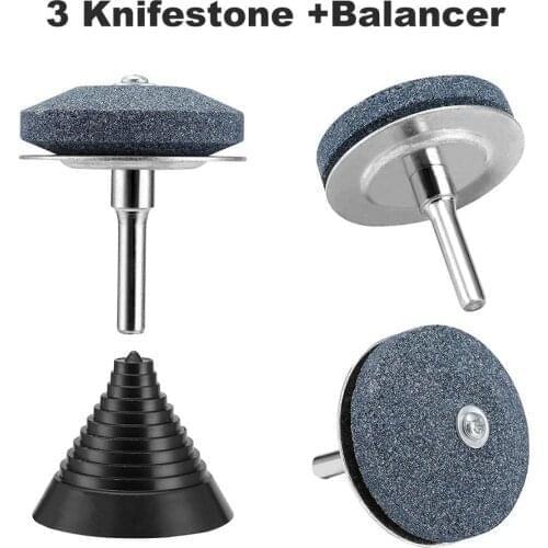 Universal Lawnmower Blade Sharpener With Balancer Lawn Mower Supplies Grinder Garden Tools