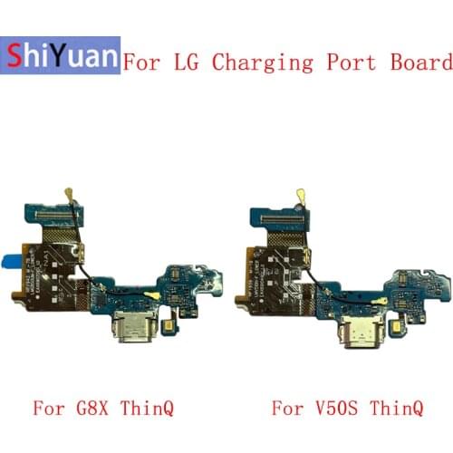 USB Charging Port Connector Board Parts Flex Cable For LG G8X V50S ThinQ Flex Cable Replacement Part