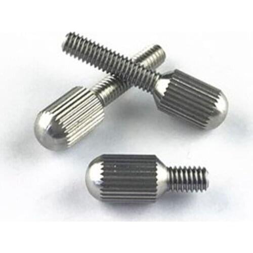 M3 M4 Thumb Screw GB836 Knurled Small head Screws Stainless steel 6-25mm Length