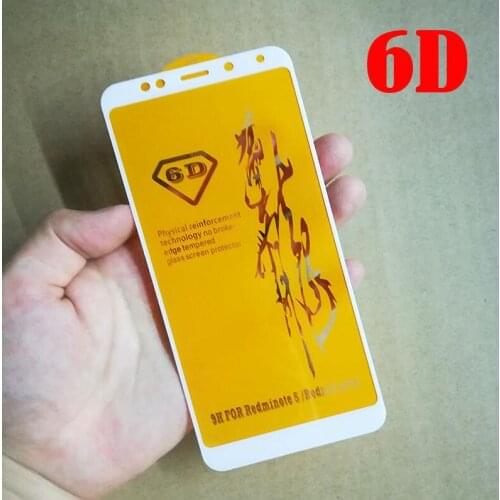New Redmi Note 7 pro full-coated 9H Tempered Glass for Redmi 7 7A Note 6 Pro 5 Pro Mi6X MiA2 note 4X Redmi 5 Plus Mi8 Lite Film