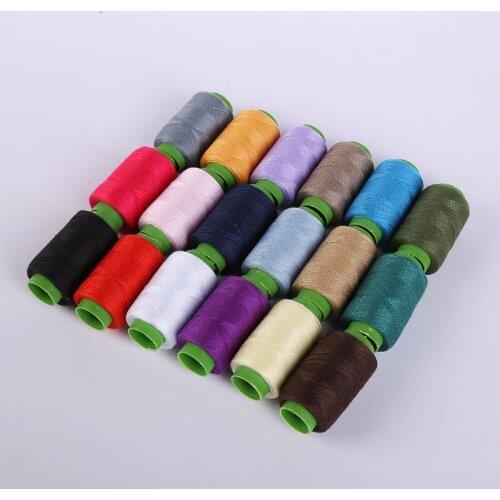 10pcs Polyester Yarn Sewing Thread Roll Machine Hand Embroidery Multicolor Spool Home Sewing Accessories for Quilting,Overlock
