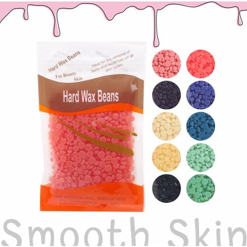 100g/Pack Hair Removal Wax Beans Paper-free Hard Wax Pellet Removing Bikini Face Hair Legs Arm Hair Removal Bean Unisex Eyebrow