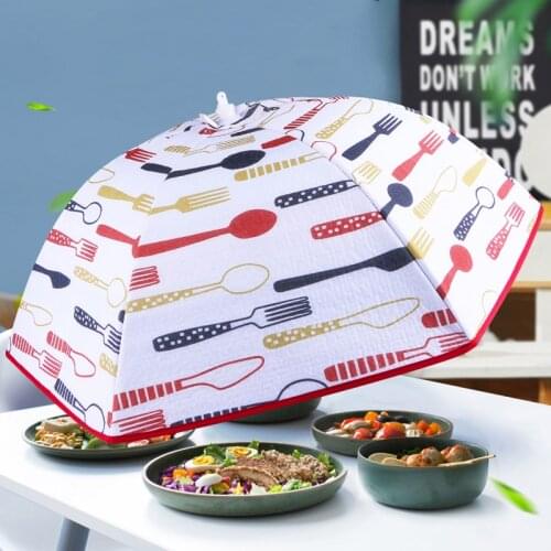 70 Cm Insulated Meal Cover Foldable Leftover Food Duster Kitchen Storage Organizer Umbrella Table Tools Home Supplies