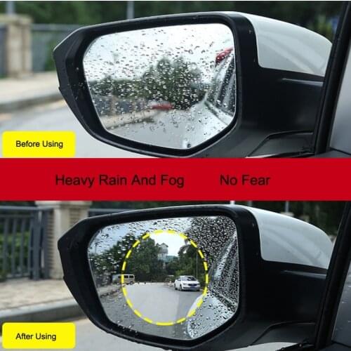 Car Rearview Mirror Protective Film Anti-Fog Membrane Waterproof Rainproof Car Mirror Window Clear Security Films Free Shipping