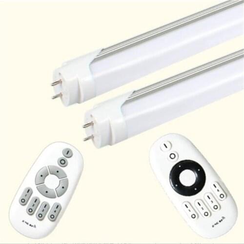 Free Shipping New Arrival Dimmable LED T8 Tube Light with Remote Control to make it brightness adjustable Aluminum+PC Cover