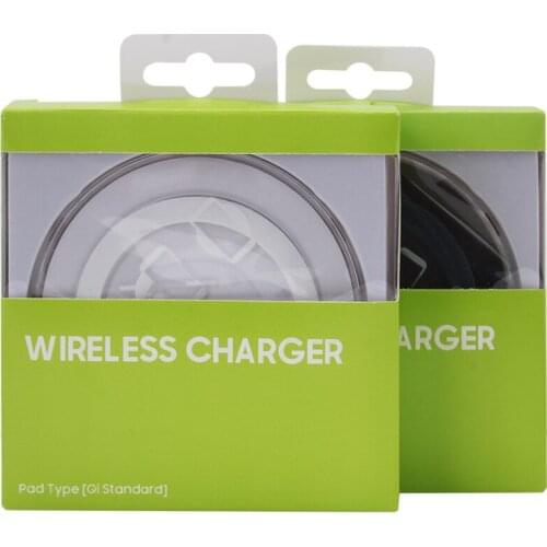 QI Wireless Charger Phone Charge Pad for Samsung Galaxy S6 S7 Edge with USB Cable for IPhone X XS Max Cellphones 30pcs/lot