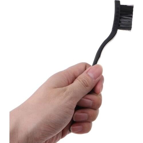 Black Anti Static Dust Brush Non Slip Handle PCB Rework ESD 17cm For Mobile Phone Tablet PCB BGA Repair Soldering