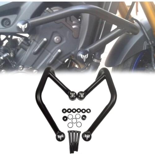 For Yamaha MT-09 FZ-09 2015 2016 2017 2018 Crash Bars Engine Guard Frame Protector with Mounting Kits moto Accessories MT09 FZ09