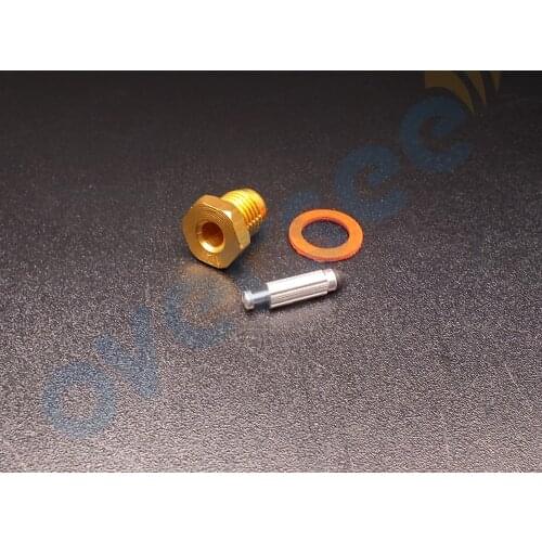 OVERSEE Marine Parts 6E8-14390-12-00 Needle Valve Replaces Yamaha Outboard Engine Parts