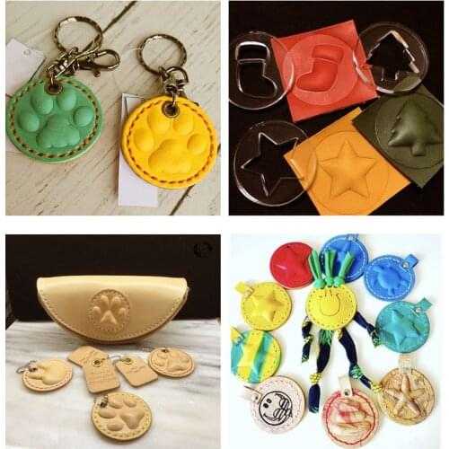 Shaping Mold Plastic Handcraft Heart Shaped Mould DIY Crafts Tool Vegetable Tanned Leather Mould