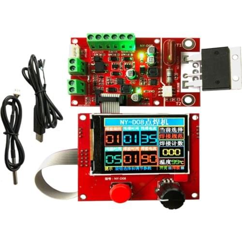 NY-D08 Spot Welder Controller Pneumatic Color LCD Display Multi-point Personalization