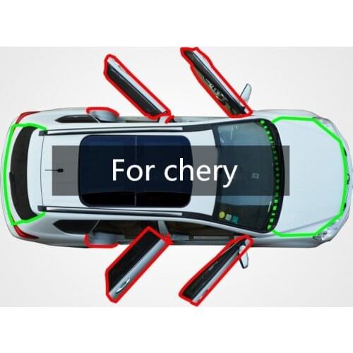 For QQE3/E5 qyun 2/3 airuize 5/3/7/7e car door modified sound-proof and dustproof sealing strip