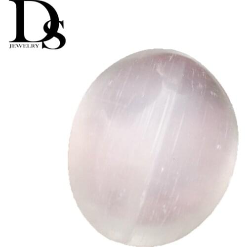 Natural White Selenite Crystal Oval Palm Stones Worry Quartz Massage Healing Reiki Crystal Chakra Stone Home Decoration Gift