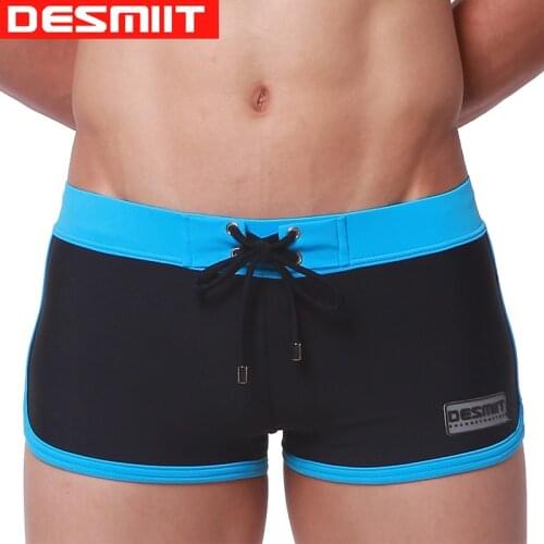 New Fashion Swimsuit Men Color Matching Swimwear Men Briefs Color Matching Low Waist Tide Mens Swimming Trunks Men Swimwear