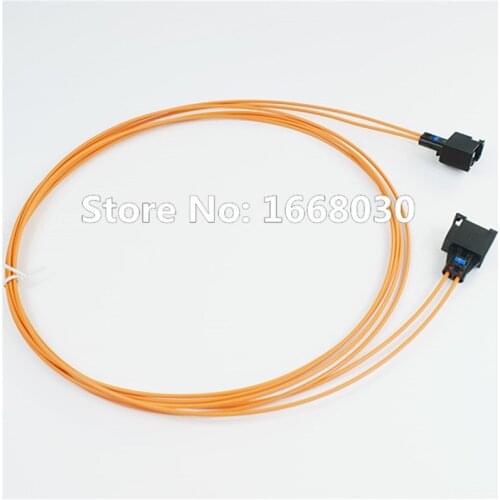 MOST Optical Fiber Cable Female To Female Connector For BMW Audi Benz Porsche etc. 100cm Car accesories interior Car decoration