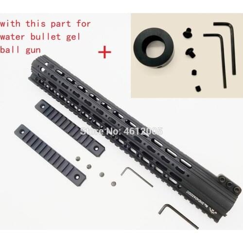 Tactical Picatinny Rail One Rail Float Handguard Quad Rail for JinMing Gen9 M4A1 water gel bullet ball gel ball gun toy