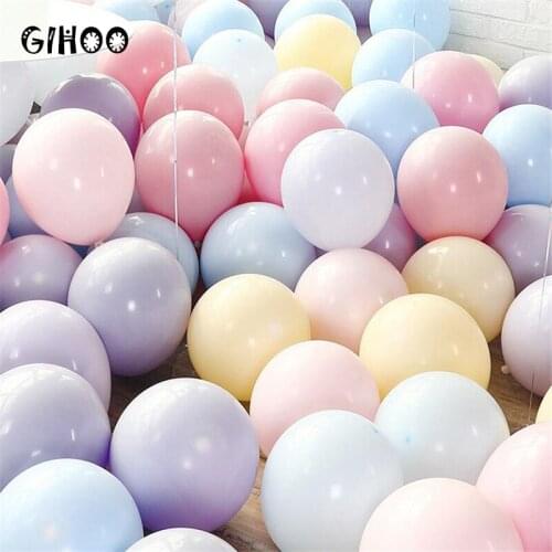 30pcs 5 Inch Macarone Balloon Candy Color Latex Mini Air Balloon Wedding Decoration Blue Pink Baby Shower Globs