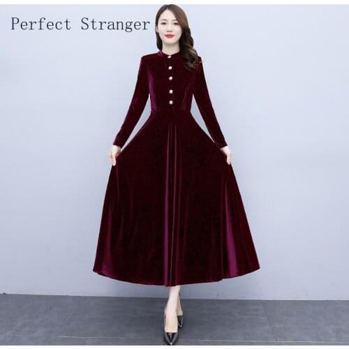 2021 Summer New Arrival Korean M-3XL Turn-down Collar Three-quarter Sleeve Color Block Women Long Chiffon Dress
