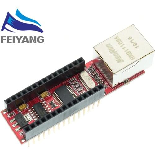1PCS ENC28J60 Ethernet Shield V1.0 for arduino compatible Nano 3.0 RJ45 Webserver Module