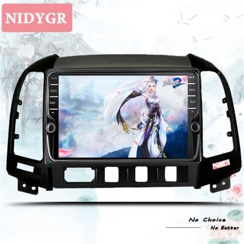 IPS android 10.0 car dvd for Hyundai Santa fe 2005 2006 2007 2008 2009 10 2011 12 car radio stereo navigation car dvd player gps