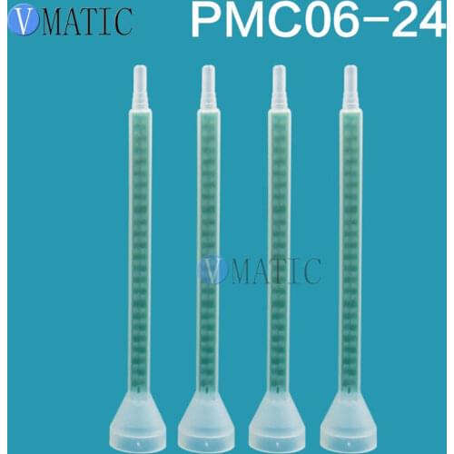 Free Shipping High Quality 5Pcs Resin Static Mixer MC06-24 Mixing Nozzles For Duo Pack Epoxies